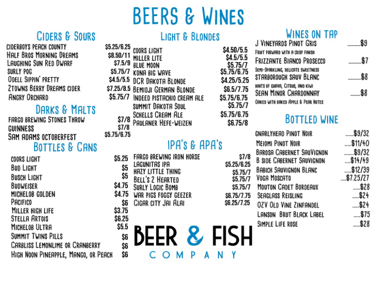 Beverages Beer and Fish Company